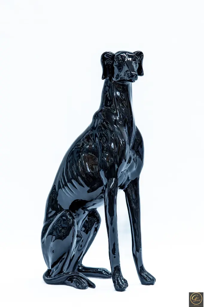 Grey hound Dog Black4.webp