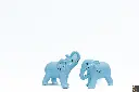 Sky Blue Ceramic Elephant 2.webp