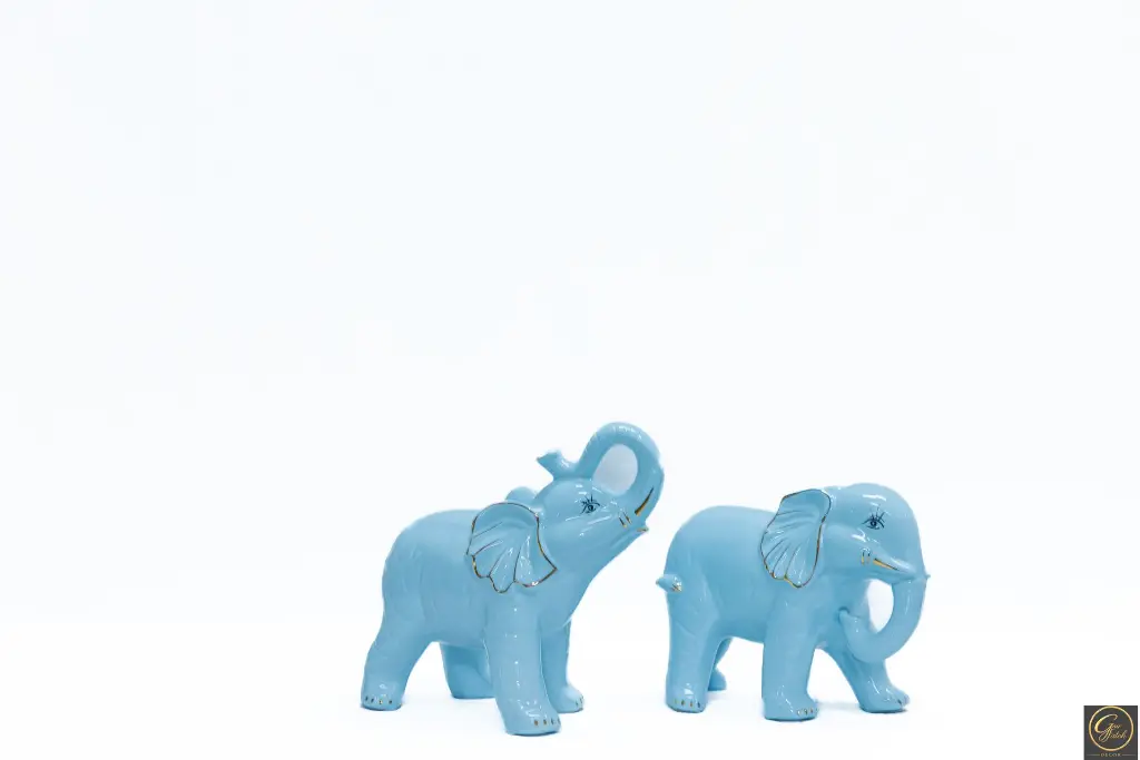 Sky Blue Ceramic Elephant 3.webp