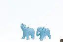 Sky Blue Ceramic Elephant 4.webp