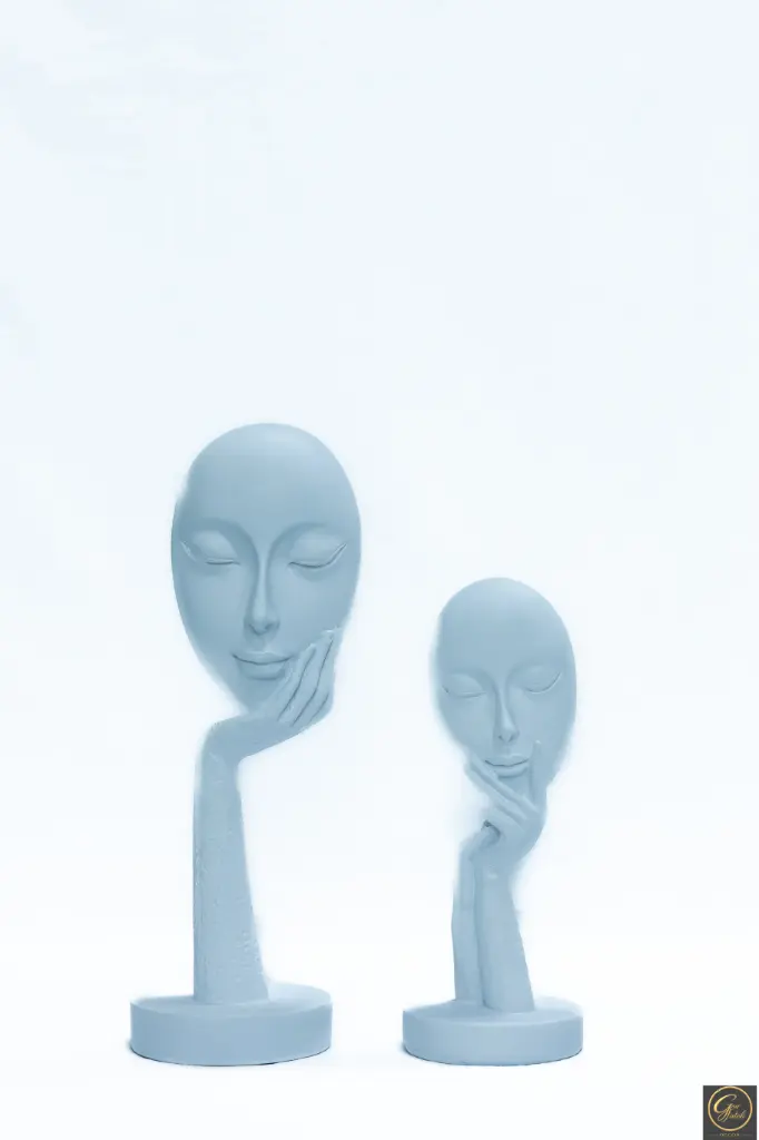 White Fce Maske set