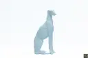 GreyHound Dog White